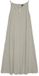 Vero Moda Jurk VMJESMILO Midi-jurk Zilveren Voering 55% Viscose 45% Linnen Mouwloos V-hals Effen Casual Herfst/Winter 2025 Vrouwen M