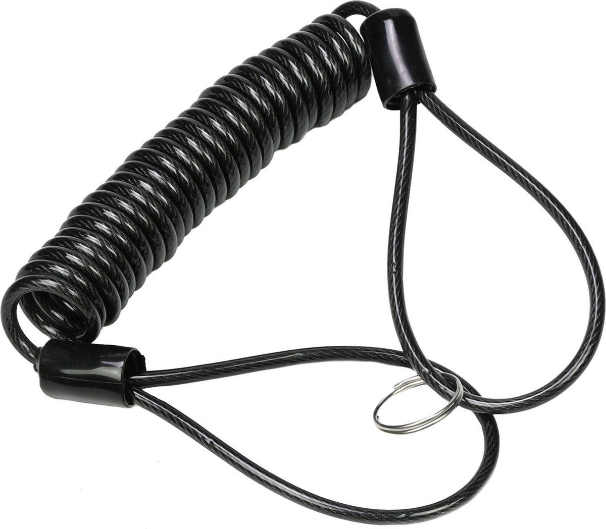 Benson Staalkabel geïsoleerd 2 mtr x 4 mm - Zwart - 8720195798521