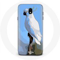 Maniacase Etui voor Samsung Galaxy S5 kaketoe wit papegaaien vogels