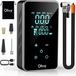 Olvy Pompe à pneus - Pompe à pneus électrique - Compresseur d'air portable - 7000 mAh - Vélo/Voiture/Moto/Ballon/Matelas gonflable