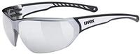 UVEX Sportstyle 204 Glasses, black/white/mirror silver