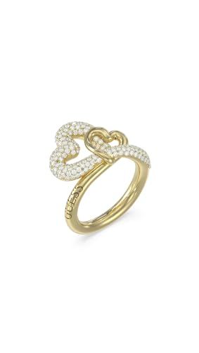 GUESS JUBR06055JWYG Damesring hart Pavé Goud