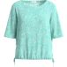 s.Oliver Vrouwelijke blouse met patroon en verstelbare zoom