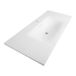 Brauer Glacier Wastafel - 100 cm - Fine Stone Mat Wit