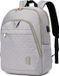 Sac à dos sans marque Sac à dos pour femmes Sac à dos d'école Filles Adolescents Sac à dos pour ordinateur portable 15,6 pouces Sac antivol, multifonctionnel, gris, Polyester, 10 l