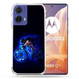 Versterkte Motorola Versterkte hoes voor Motorola G85 5G Sport Fietsen Blauw