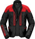 Spidi Traveler 3 Evo H2Out veste de moto textile imperméable, noir/rouge, XL