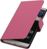 BestCases Panda Booktype Huawei Mate S Wallet Cover Roze