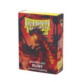 Maul Dragon Shield SLEEVES Matte Japanese Ruby (60 stuks)