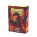 Maul Dragon Shield SLEEVES Matte Japanese Ruby (60 stuks)