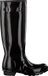Hunter Dames Bottes de pluie Original Tall - Noir brillant - Taille 36