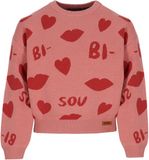 NONO Meisjes Trui Katie - Roze - Maat 158/164