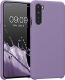 kwmobile hoesje geschikt voor OnePlus Nord - Hoesje met siliconen coating - Smartphone case in violet lila