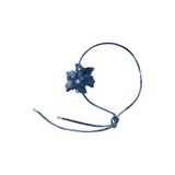 Desigual denim ceintuur met bloemen