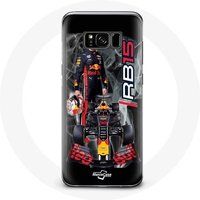 Maniacase Hoesje voor Samsung Galaxy S8 plus Formule 1 Max Verstappen F1 Coureur Red Bull 15