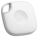Life360 Tile - traqueur Bluetooth, localiseur de clés et localiseur d'objets pour clés, sacs et plus. Localisateur de téléphone. Compatible iOS et Android. 1 pièce (blanc)