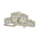 Weidmüller 3093150000 Bloc de jonction à plusieurs étages borne beige 50 pc(s) Piece
