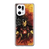 ERT GROUP mobiel telefoonhoesje voor Oppo FIND X5 PRO origineel en officieel erkend Marvel patroon Iron Man 003