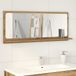 vidaXL Spiegelplank Artisanaal Eikenkleurig 90 x 10,5 x 37 cm