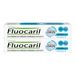 FLUOCARIL - Tandpasta tegen cariës, volledige bescherming, wit 145 mg - aroma/smaak munt - versterkt tandglazuur en sterke tanden - helpt cariës te voorkomen, frisse adem, wit (2 x 75 ml)