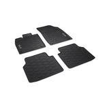 Volkswagen 11E06150082V rubberen vloermatten, 4 x rubberen matten, met ID.5-opschrift, zwart