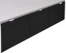 VIVO Zwart 71" Onder Bureau Privacy en Kabel Management Organizer Sleeve, Wire Hider Kit Panel System, DESK-SKIRT-71