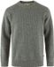Fjällräven Ovik Rib Sweater Heren Grijs Wol Lange Mouw Casual