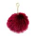 Uunique Faux Bont Pom Pom Charm - wijn