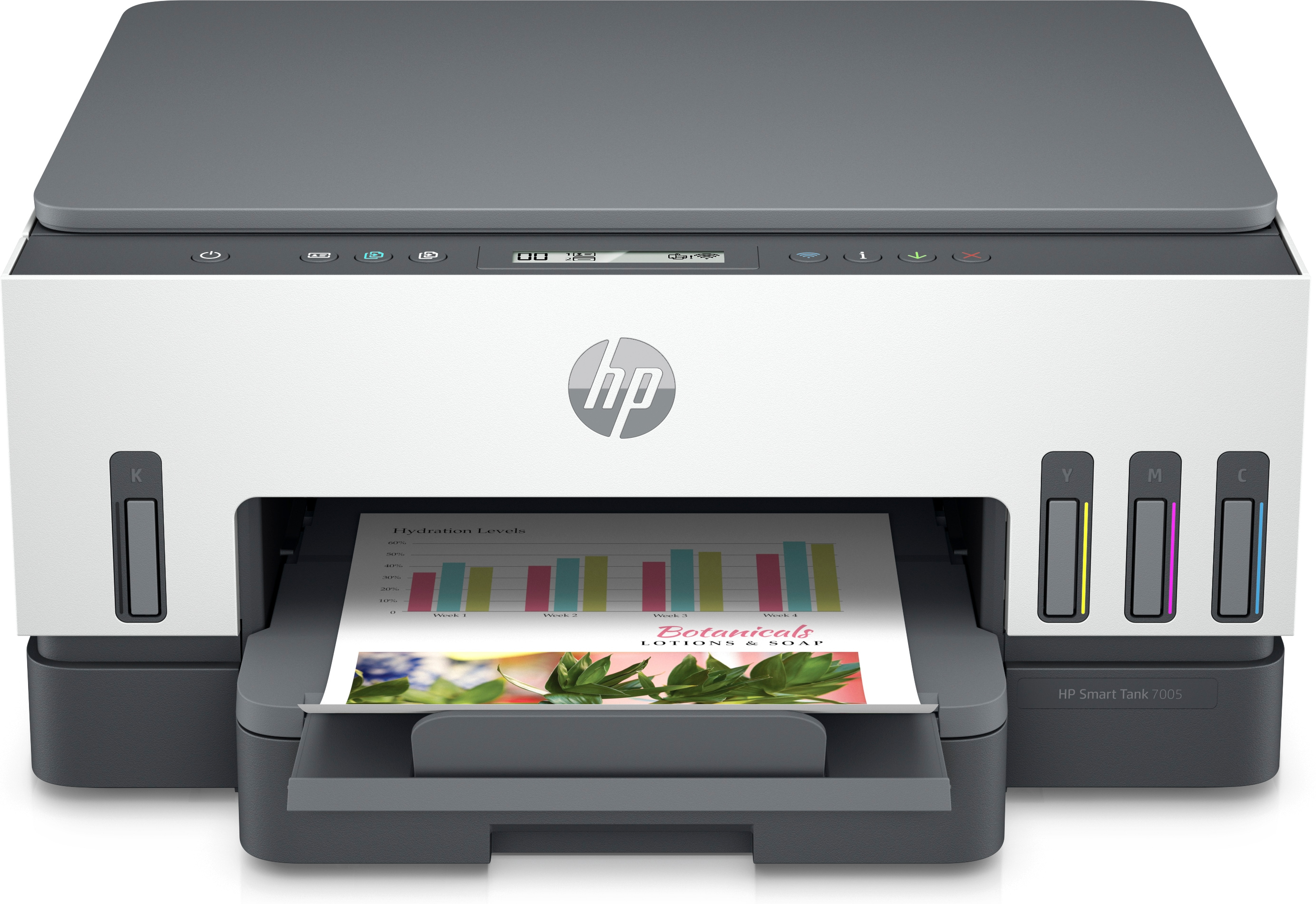 HP HP Smart Tank 7005 All-in-One, Kleur, Printer voor Printen, scannen, kopi&#235;ren, draadloos, Scans naar pdf