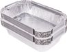 Benson barbecue-schalen - 16x - aluminium - 17 x 10.5 x 4 cm - barbecue / oven