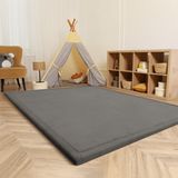 Paco Home Vloerkleed Kinderkamer Grijs Polyester 140x200 cm