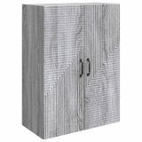 vidaXL Wandkast Grijs Sonoma 66 x 34,5 x 90 cm Bewerkt hout