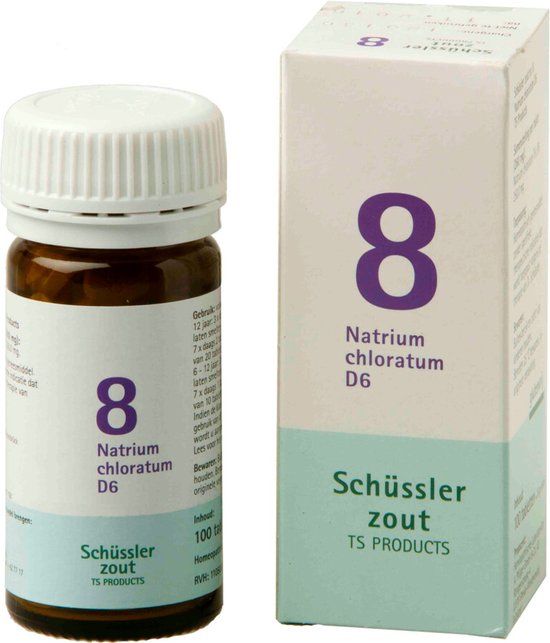 Pfluger Schussler Zout nr 8 Natrium Chloratum D6 - 100 tabletten