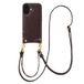 Selencia Nova Telefoonhoes met Koord en Pashouder voor de Apple iPhone 17 - Checks
