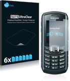 Savvies - Screenprotector voor Samsung B2710 - Folie Beschermfolie transparant 6 Stuks