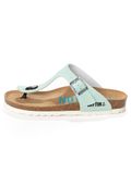Bayton Teenslipper 'CAIRNS' pastelgroen / zwart