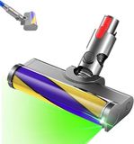 Dyson Geschikt voor Dyson V15 V11 V10 V8 V7 Stofzuiger Stofdetector, Vervangend Accessoire voor Zachte Rolborstel voor Hardhouten Vloeren met Optisch Groen Licht
