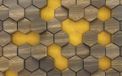 Komar Fotobehang - Woodcomb Olive 400x250cm - Vliesbehang