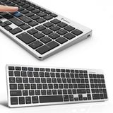 Trendfield Draadloos Bluetooth Toetsenbord - Qwerty - Space Grey