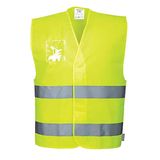 Portwest C475 Hi-Vis Dubbele ID Houder Hesje Lichtgewicht Polyester 2XL/3XL