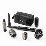 InnovaGoods Ionische Multifunctionele Luchtdroger en Styler Borstel met Coanda Technologie en 7 Accessoires Wavify