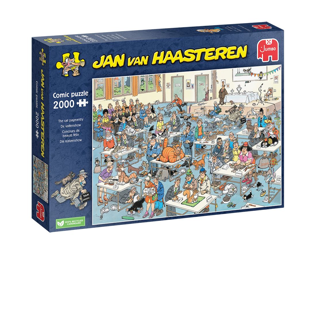 Jumbo Jan van Haasteren De Kattenshow 2000 stukjes Puzzel