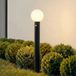 Lindby Dangan 90cm Sensor Glass White Lampadaire