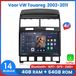 Awesafe Autoradio - Convient aux peaux sensibles VW Volkswagen Touareg 2002 t/m 2011 - Carplay Android Auto sans fil - Écran tactile - Navigation GPS 4G WiFi - Radio Bluetooth