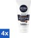 NIVEA MEN Sensitive Gezichtsgel Huid & Stoppelbaard - 50 ml - Gevoelige Huid - Stoppelbaard Verzorging - Gezichtsgel - Huidhydratatie - Kalmering - 4 stuks