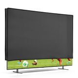 kwmobile TV-hoes voor 65" TV cover - Beschermhoes voor televisie - Donkergrijs