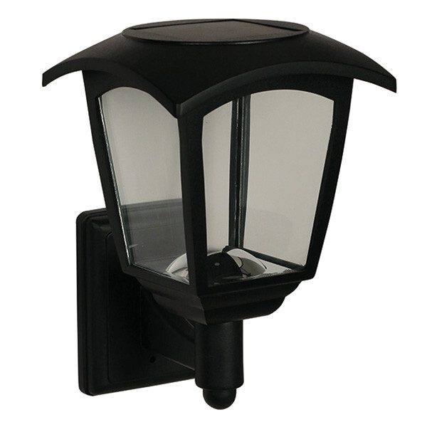 Luxform solar/oplaadbare wandlamp | Minnesota | 3000K | Zwart