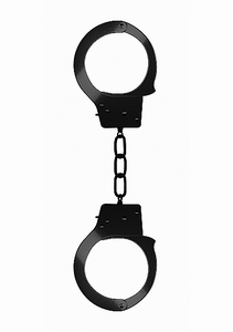 Ouch! Beginner's Handcuffs Black (56gram