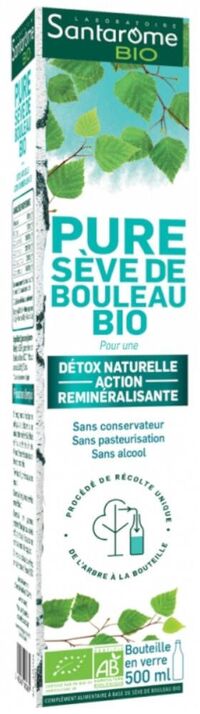 Santarome Zuiver Berkensap Bio 500 ml