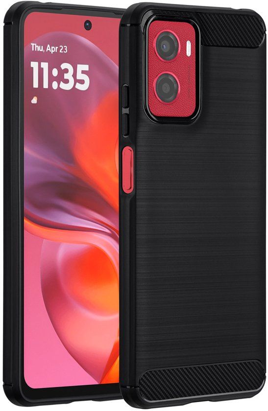 imoshion Brushed Backcover voor de Motorola Moto G05 / E15 - Zwart